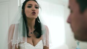 Filthy bride Bella Rolland gets banged on the wedding