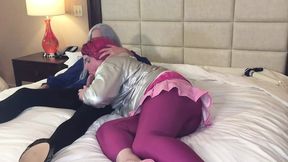 Hot Crossdressing Goddess Gets Blowjob From Trans Kelsey Masters - Compilation 1