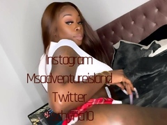 Blonde and ebony sluts share black cock