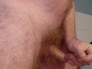 Preview - HairyBeastXXX gushing precum as he jacks off