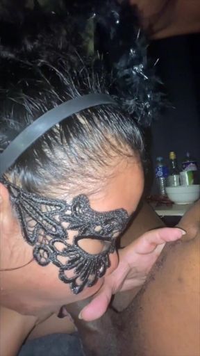 Asian Sloppy Deepthroat & Riding Hard