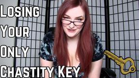 Losing your only chastity key