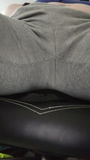 Masturbation In Sweats With Vibrator On Mini Dick And Inside Boy Pussy, FTM Attempt To Squirt