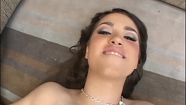 Courtney James Blowjob and Facial Cumshot in POV