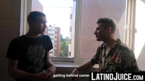 LatinoJuice.com - Skinny twink Ayun rammed by straight Latino Edipo Rey
