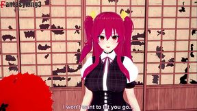 Stella Vermillion | Pretty redhead having sex in her room | Rakudai Kishi no Eiyuutan | Premium