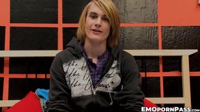 Blond Preston Andrews loves to show off his wanking technique