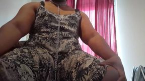 Chained and Gagged Thicc and Sexy Transgirl Touches Herself