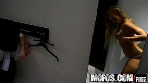 MOFOS Sunshine Teen gets fucked hard in the changing room