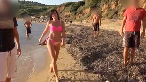 Hot beach fuck in the hotel suite