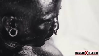 Pierced Yoshi Drinks Damian Dragon Pissed After Raw Fucked