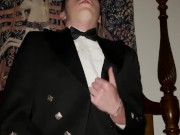 just a Scottish boy wearing his kilt ;)