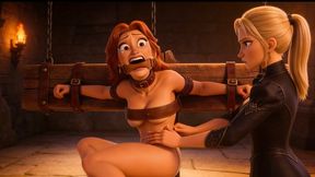 Spy Interrogation with Tickling and Whipping - DAY 1 (4K)