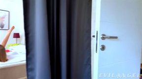 Watching 3 Way Anal Lesbian Fuckfest While Getting BJ From Proxy Paige EvilAngel