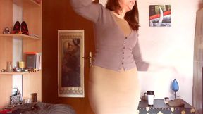 italian student drives and masturbates in a public parking lot