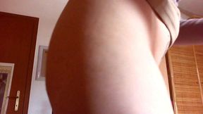 italian student drives and masturbates in a public parking lot