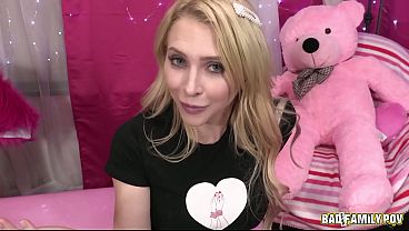 BadFamilyPOV - Alix Lynx sucks her stepdads massive cock