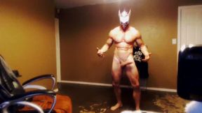 Huge Bodybuilder Hot Dirty Talk and Jerking Off  Show