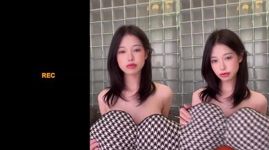 Face ruined by dripping Thai teen sluts pussy flash solo cum