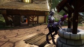 Draenei Futa Fucks Draenei Girl on the Wishing Well - Warcraft Porn Parody