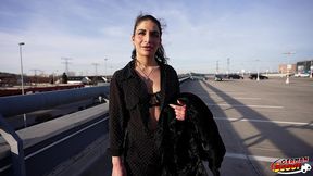 german scout - fit italian girl lola danger with small tits pickup for hard casting fuck