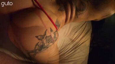 Amateur Latina With Tattoo Takes Big Dick In Ass Until Stuffed With Cum