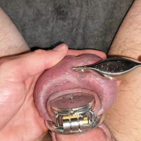 changing my chastity cage