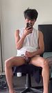 pinoy boy left alone in the house start playing with the mirror