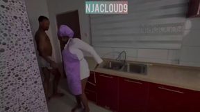 Boss Fuck Chef Pussy Hard Without Lube Untop Kitchen Cabinets