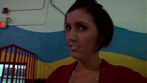 Blondie COUGAR Dylan Ryder deep throats and rides big cock