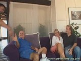 Mature wife got fucked in front of her husband by a handsome pornstar, for her birthday