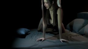 3D Huge Boobs Slut Asian Whore Wearing Sexy Lingerie Got Fucked so Hard
