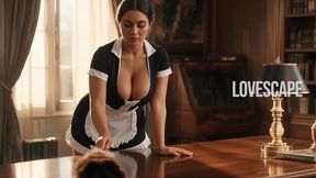 horny maid fucks her rich boss