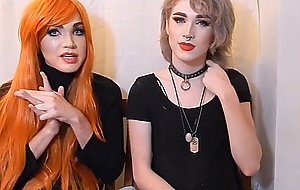 Transformed into a beautiful ginger girl