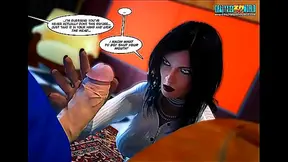 Voluptuous Animated Beauty Pleasured Roughly in Seductive Lace lingerie