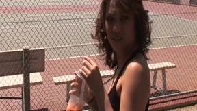 Superior starving east asian beauty loves to be double fucked at home
