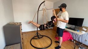 chinese homemade horizontal suspension bondage