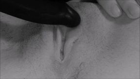 GF enjoys double penetration while masturbating