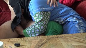 Muslim stepmom lets me cum in her mouth before college