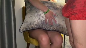 Fucking in the Library with Pregnant Best Friends Wife and Creampied Her Hairy Pussy 4K 60fps