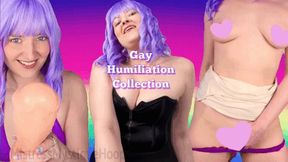 Gay Humiliation Collection with Mistress Mystique Hoops - WMV