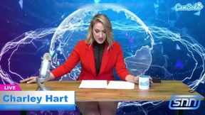 Hot MILF News Anchor Reads the News While Riding a Sybian