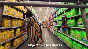 shopping and flashing
