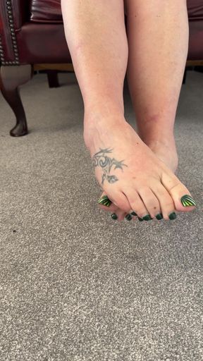 Hot Sweaty Toes, You Need to Lick Them for Me