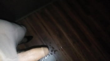 SEMEN EXPLODING FROM A BIG VEINY SNAKE IN PANTYHOSE!