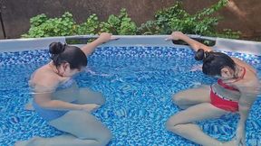 Holding your breath underwater