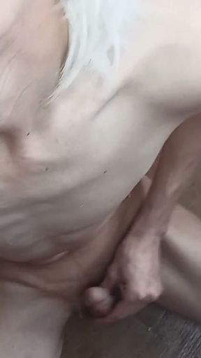 Filled with cum sissy right on the floor! Hot gay !   Clip 1