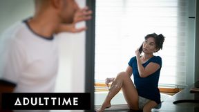 Tireless Oliver Davis and Kimmy Kimm at deep throat sex