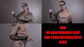 POV gooning session for your small dick