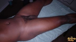 ebony wax lady milks customer